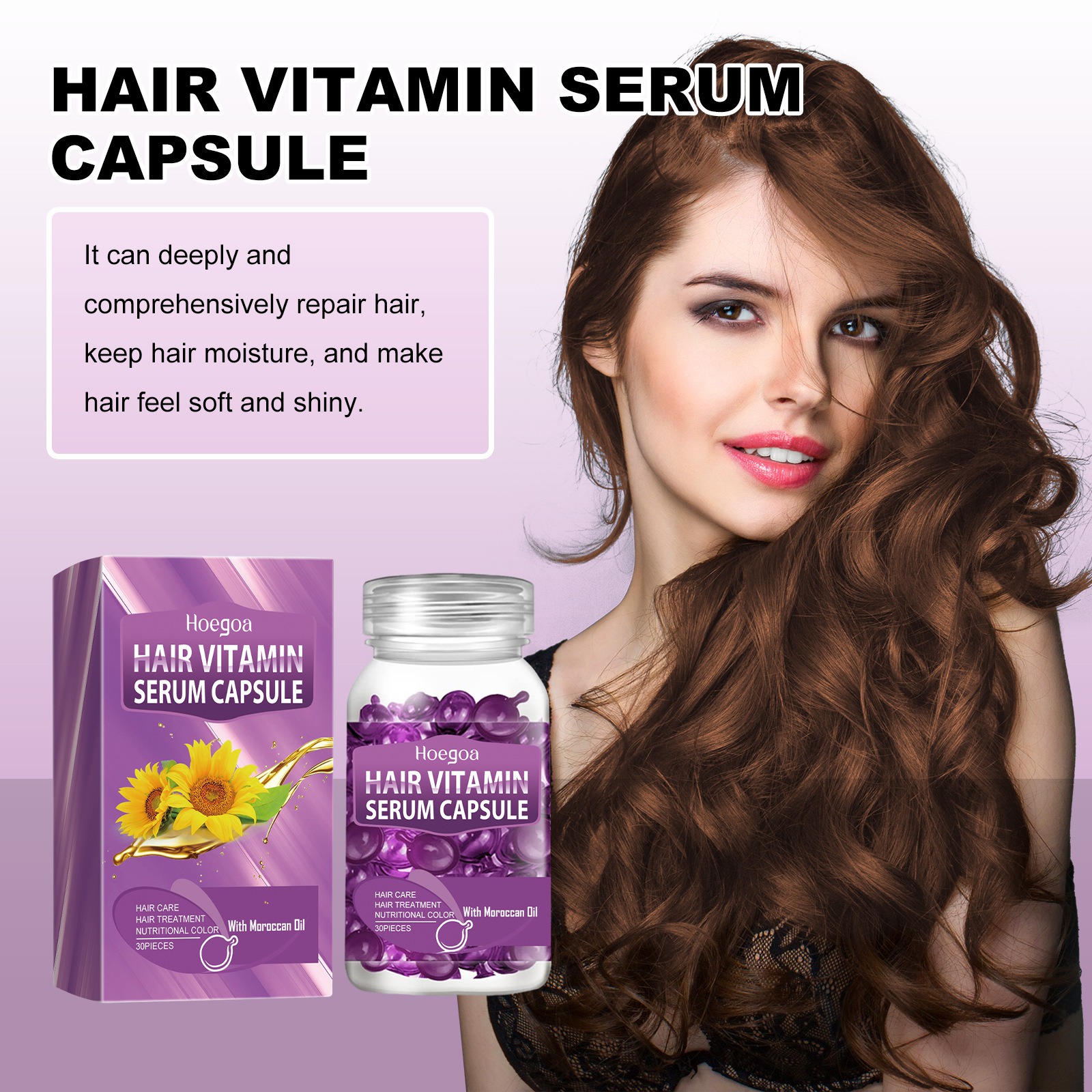 Vitamin Hair Essential Oil Cap - Hair Care Oil Serum avaliação e preço