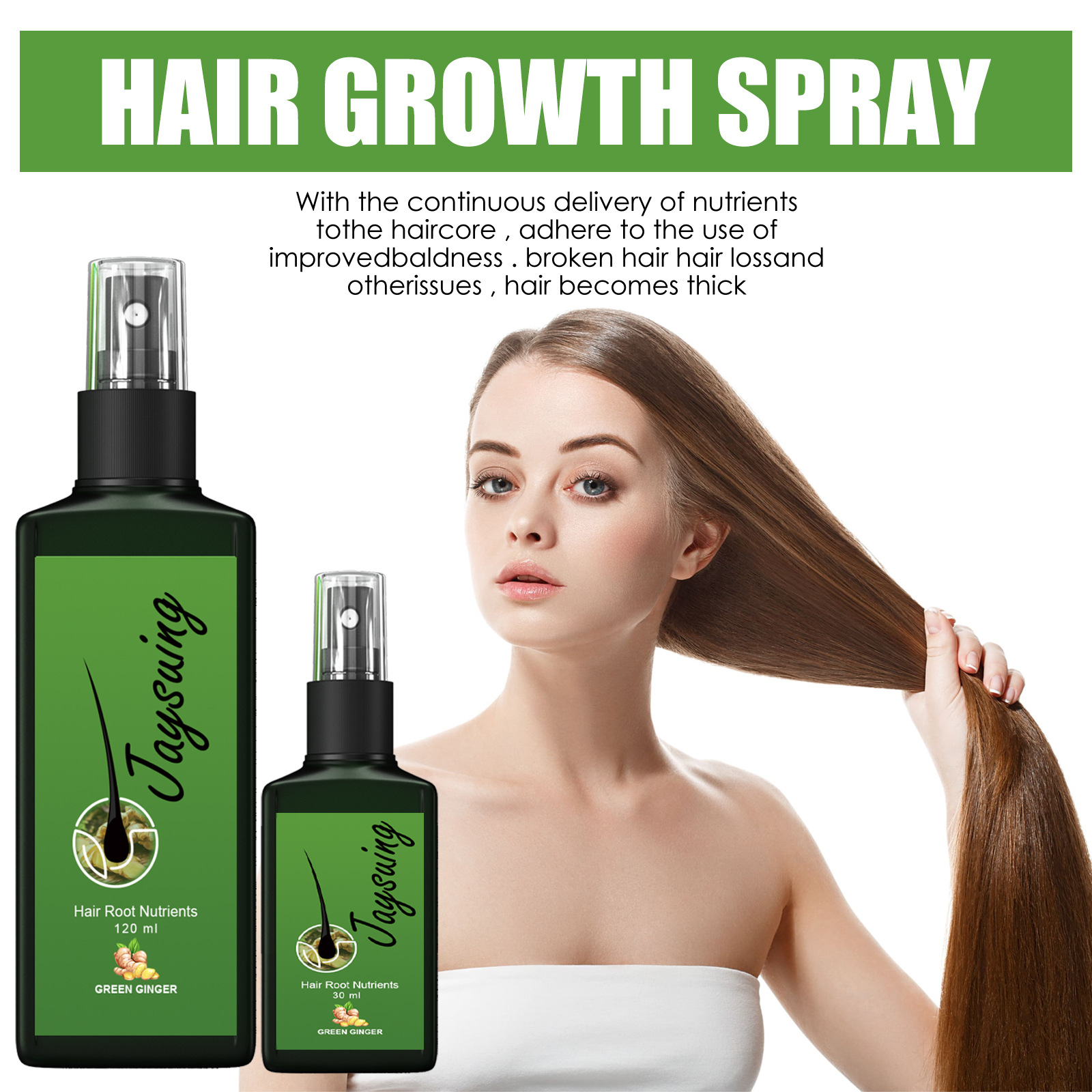 Fast Ginger Hair Growth Spray  - Hair Care Oil Serum avaliação e preço
