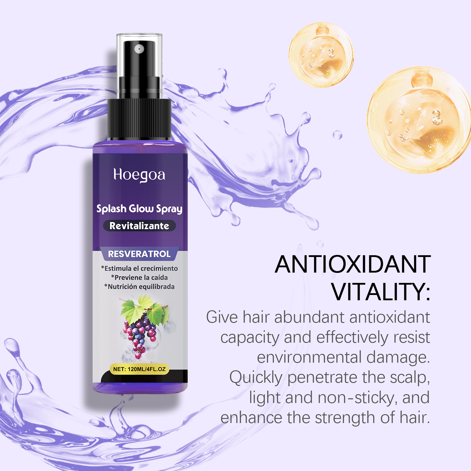 Hoegoa Vitamin Hair Growth Ser - Hair Care Oil Serum avaliação e preço