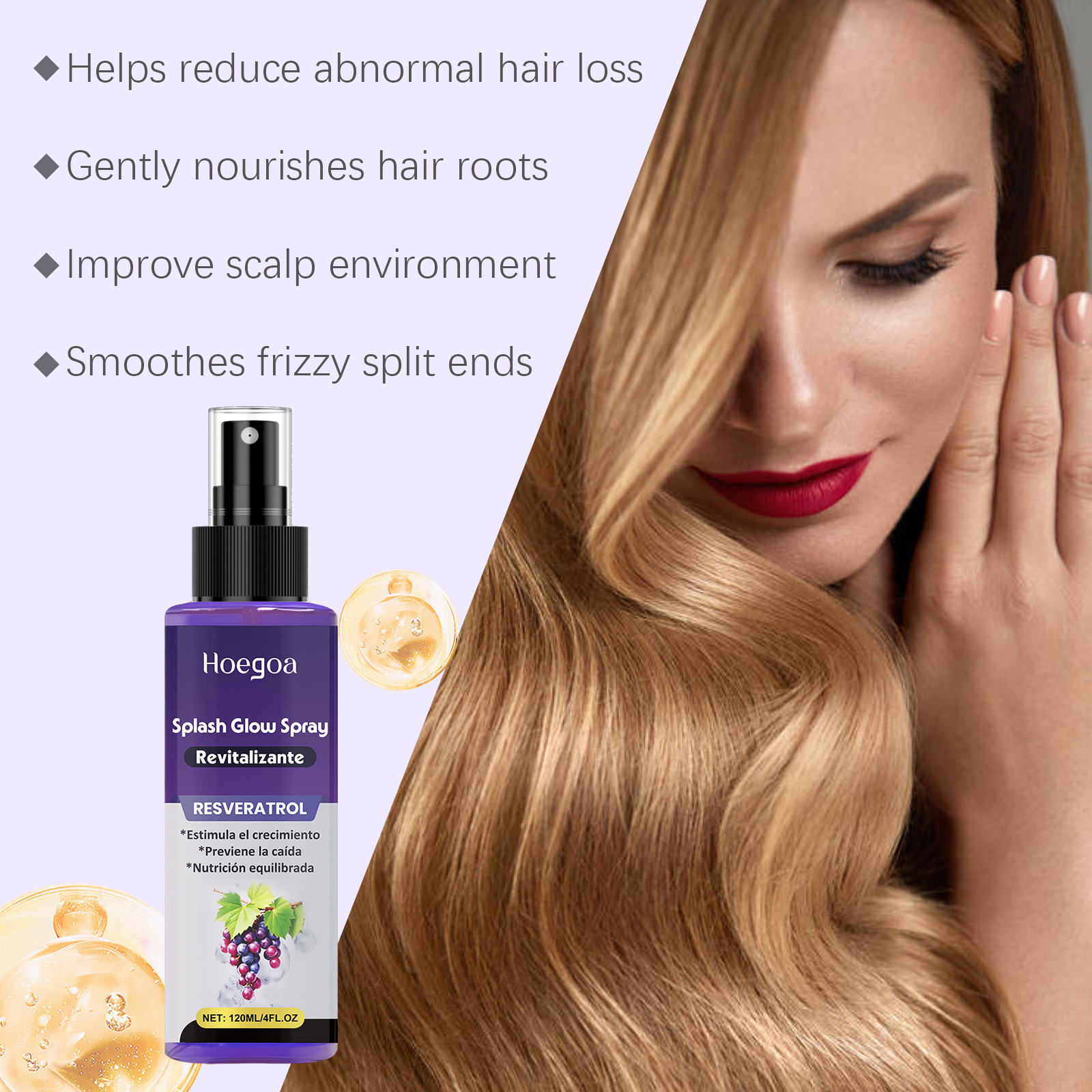 Hoegoa Vitamin Hair Growth Ser - Hair Care Oil Serum avaliação e preço