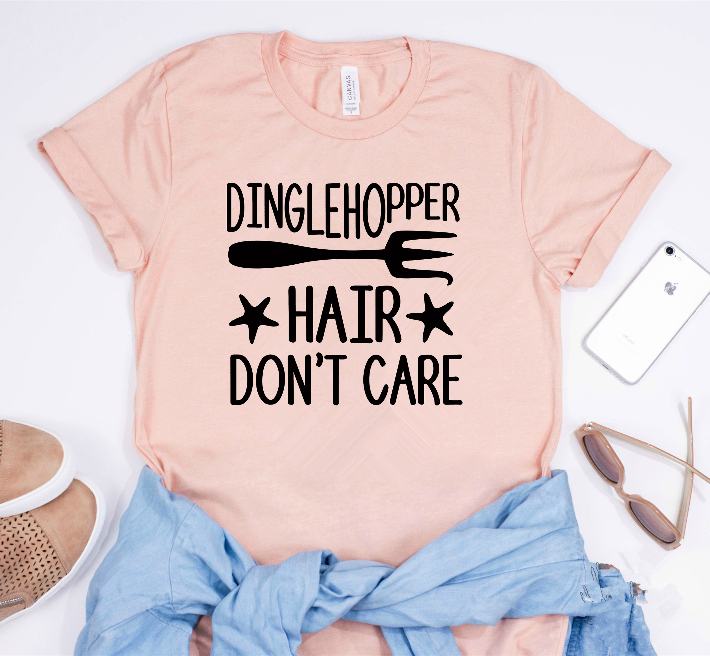 Dinglehopper Hair Don't Care S - Hair Care Quotes avaliação e preço