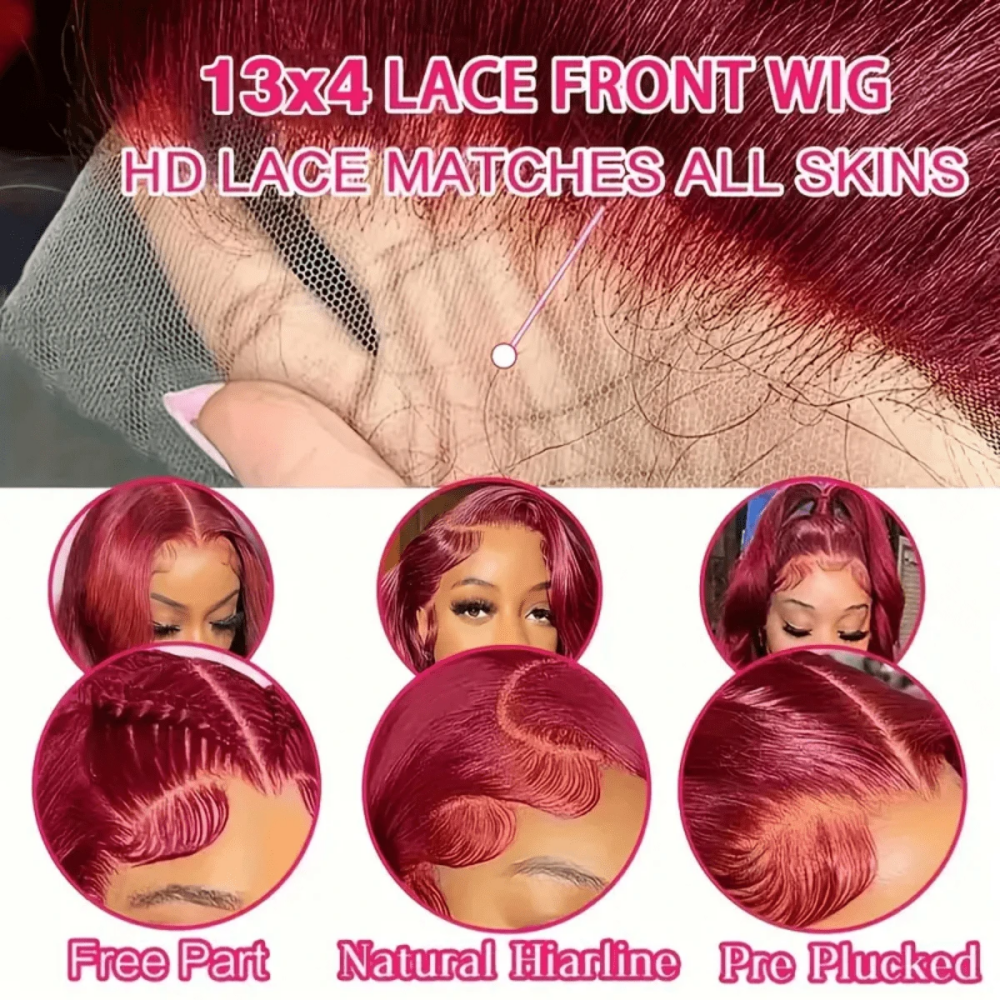 200% Density Body Wave Wig Bur - Hair Care Wella avaliação e preço