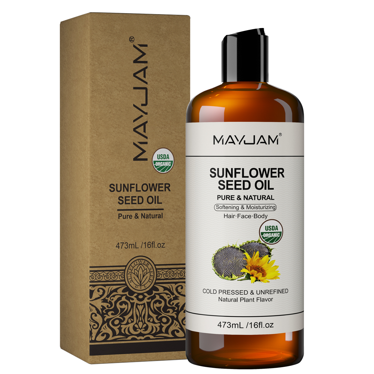 USDA Organic Coconut Oil for S - Hair Care Oil Serum avaliação e preço