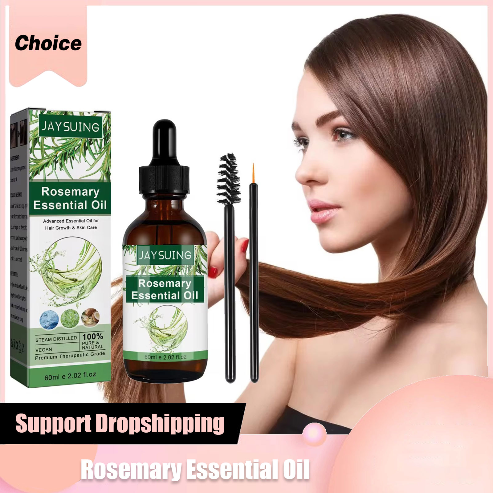 Rosemary Essential Oil For Hai - Hair Care Oil Serum avaliação e preço