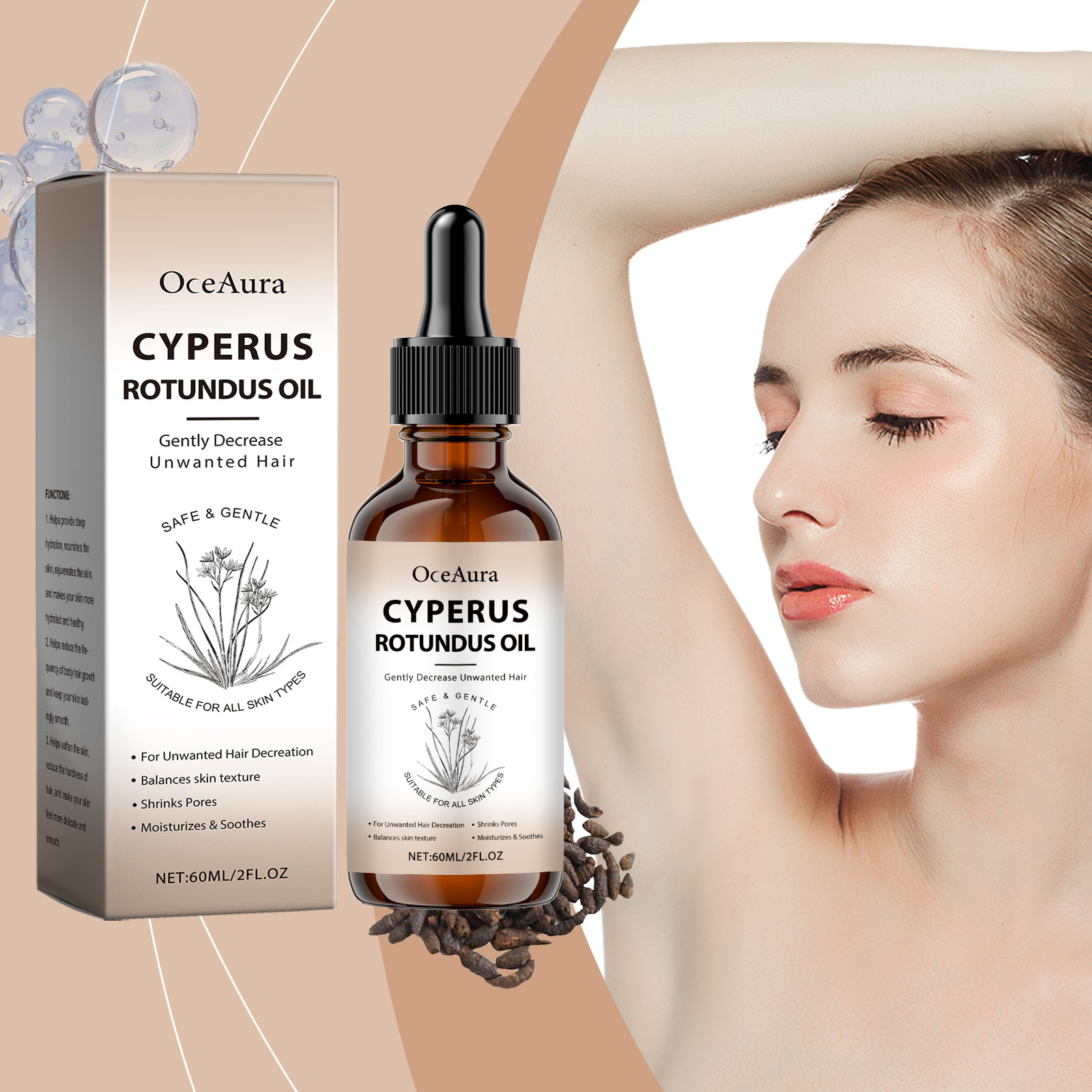 Cyperus Rotundus Oil for Hair  - Hair Care Oil Serum avaliação e preço