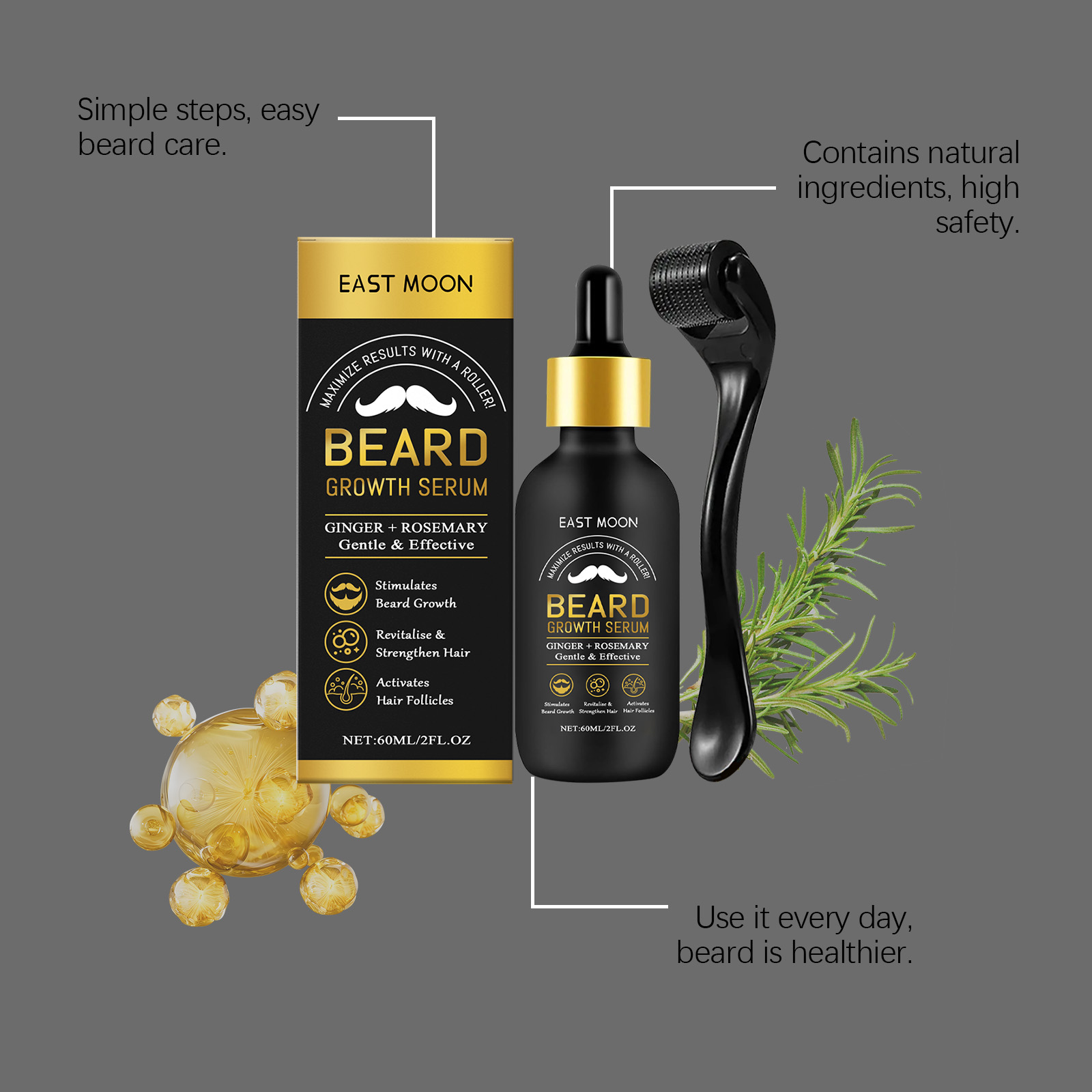 Beard Care Essential Oil Deep  - Hair Care Oil Serum avaliação e preço